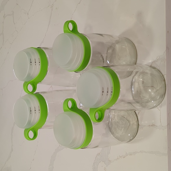 Kitchen Glass Containers Set (5) - Picture 3 of 5